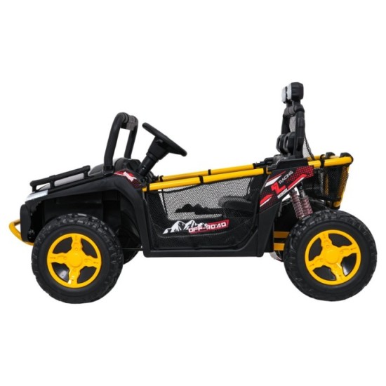 JOKO Elektrické autíčko Buggy UTV SPEED 2x80W, Dvojmiestne sedadlo, nosnosť 40kg, čierne