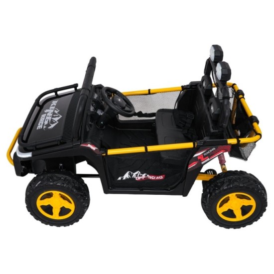 JOKO Elektrické autíčko Buggy UTV SPEED 2x80W, Dvojmiestne sedadlo, nosnosť 40kg, čierne