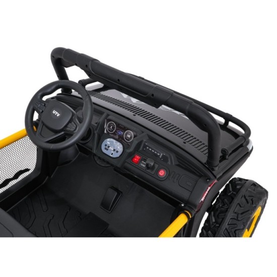 JOKO Elektrické autíčko Buggy UTV SPEED 2x80W, Dvojmiestne sedadlo, nosnosť 40kg, čierne