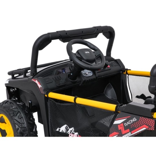 JOKO Elektrické autíčko Buggy UTV SPEED 2x80W, Dvojmiestne sedadlo, nosnosť 40kg, čierne