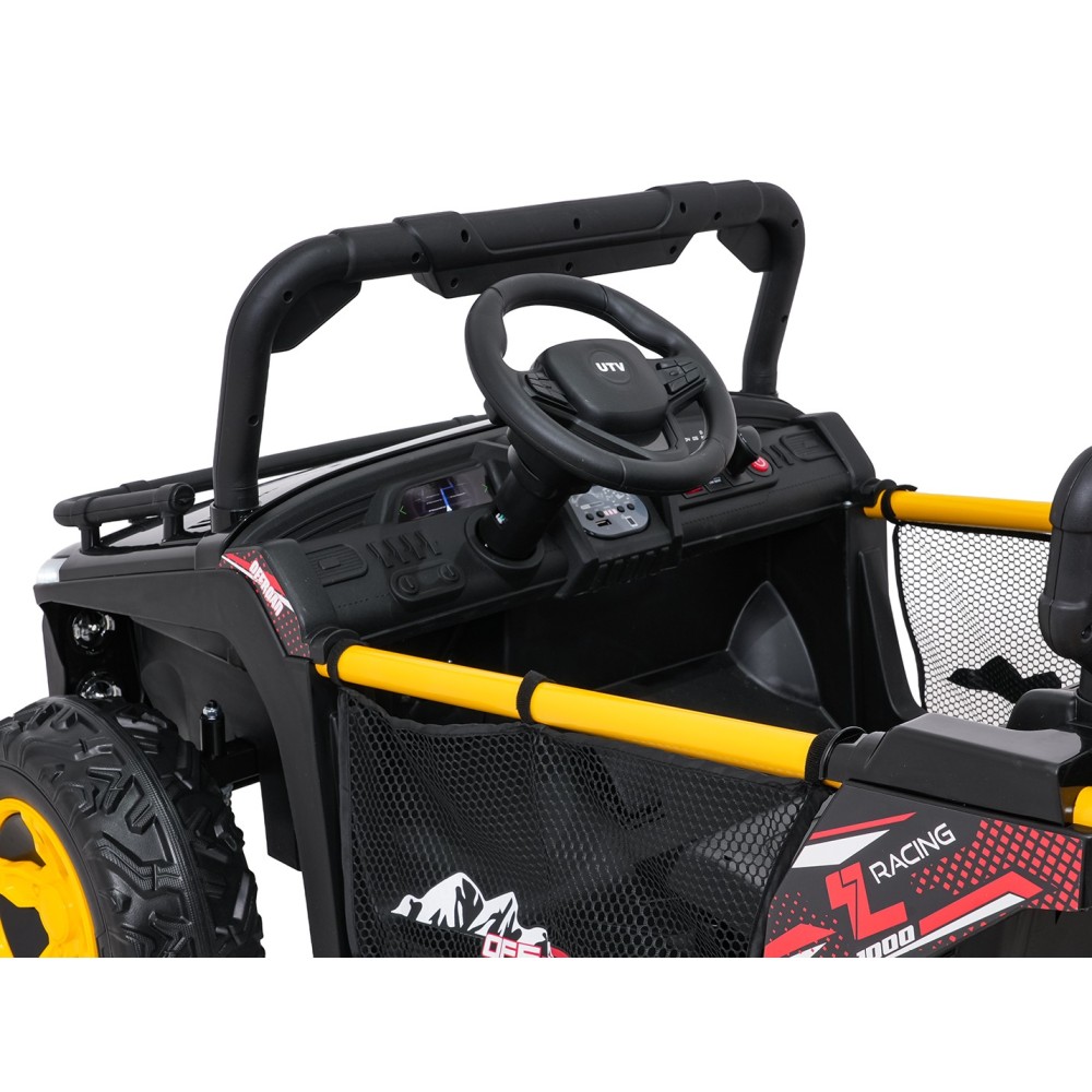 JOKO Elektrické autíčko Buggy UTV SPEED 2x80W, Dvojmiestne sedadlo, nosnosť 40kg, čierne