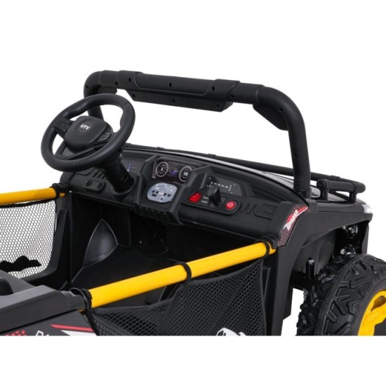 JOKO Elektrické autíčko Buggy UTV SPEED 2x80W, Dvojmiestne sedadlo, nosnosť 40kg, čierne