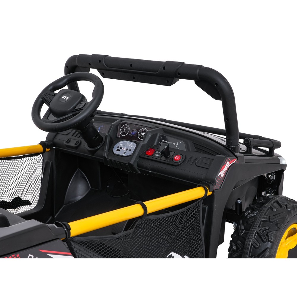 JOKO Elektrické autíčko Buggy UTV SPEED 2x80W, Dvojmiestne sedadlo, nosnosť 40kg, čierne