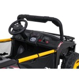 JOKO Elektrické autíčko Buggy UTV SPEED 2x80W, Dvojmiestne sedadlo, nosnosť 40kg, čierne