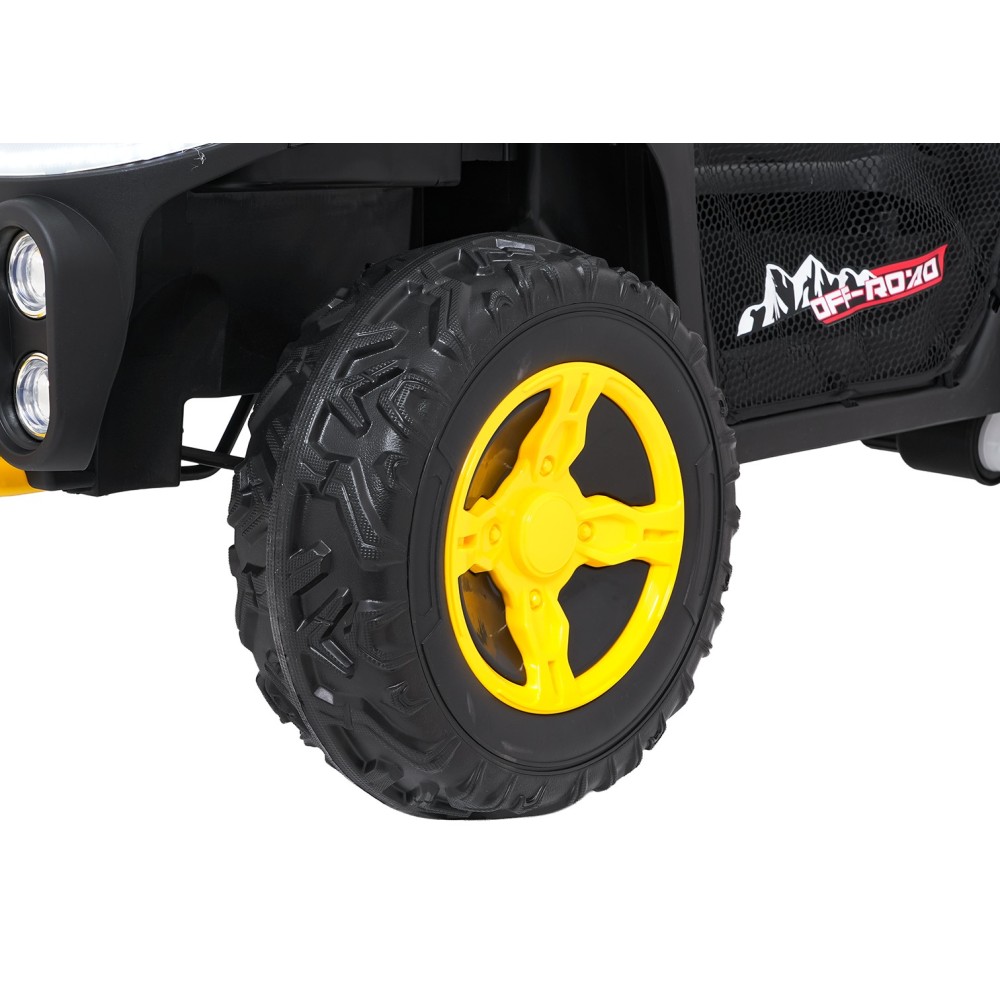 JOKO Elektrické autíčko Buggy UTV SPEED 2x80W, Dvojmiestne sedadlo, nosnosť 40kg, čierne