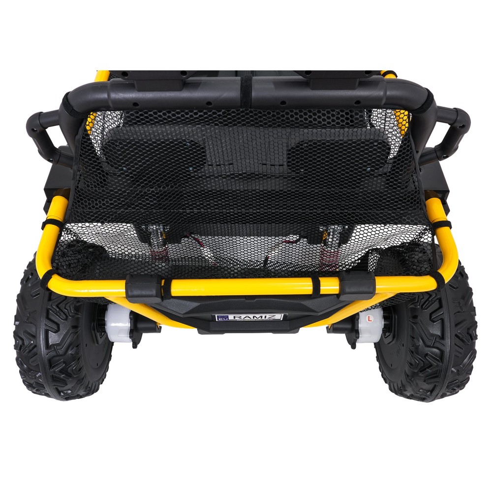 JOKO Elektrické autíčko Buggy UTV SPEED 2x80W, Dvojmiestne sedadlo, nosnosť 40kg, čierne