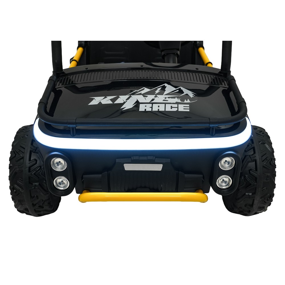JOKO Elektrické autíčko Buggy UTV SPEED 2x80W, Dvojmiestne sedadlo, nosnosť 40kg, čierne