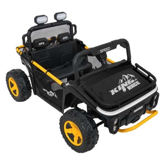 JOKO Elektrické autíčko Buggy UTV SPEED 2x80W, Dvojmiestne sedadlo, nosnosť 40kg, čierne