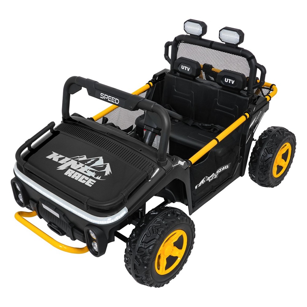 JOKO Elektrické autíčko Buggy UTV SPEED 2x80W, Dvojmiestne sedadlo, nosnosť 40kg, čierne