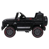 JOKO Elektrické autíčko Mercedes G63 AMG LIFT, penové kolesá, kožené sedadlo, čierne