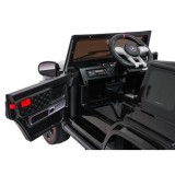 JOKO Elektrické autíčko Mercedes G63 AMG LIFT, penové kolesá, kožené sedadlo, čierne