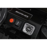 JOKO Elektrické autíčko Mercedes G63 AMG LIFT, penové kolesá, kožené sedadlo, čierne