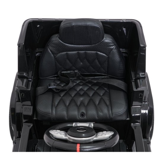 JOKO Elektrické autíčko Mercedes G63 AMG LIFT, penové kolesá, kožené sedadlo, čierne
