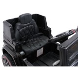 JOKO Elektrické autíčko Mercedes G63 AMG LIFT, penové kolesá, kožené sedadlo, čierne