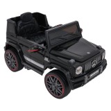 JOKO Elektrické autíčko Mercedes G63 AMG LIFT, penové kolesá, kožené sedadlo, čierne