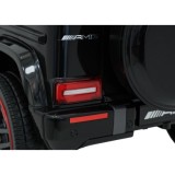 JOKO Elektrické autíčko Mercedes G63 AMG LIFT, penové kolesá, kožené sedadlo, čierne
