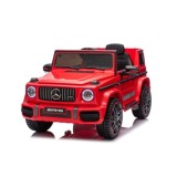 JOKO Elektrické autíčko Mercedes G63 AMG LIFT, penové kolesá, kožené sedadlo, červené