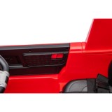 JOKO Elektrické autíčko Mercedes G63 AMG LIFT, penové kolesá, kožené sedadlo, červené