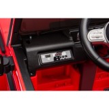 JOKO Elektrické autíčko Mercedes G63 AMG LIFT, penové kolesá, kožené sedadlo, červené