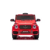 JOKO Elektrické autíčko Mercedes G63 AMG LIFT, penové kolesá, kožené sedadlo, červené