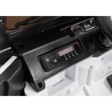 JOKO Elektrické autíčko Mercedes G63 AMG LIFT, penové kolesá, kožené sedadlo, biele
