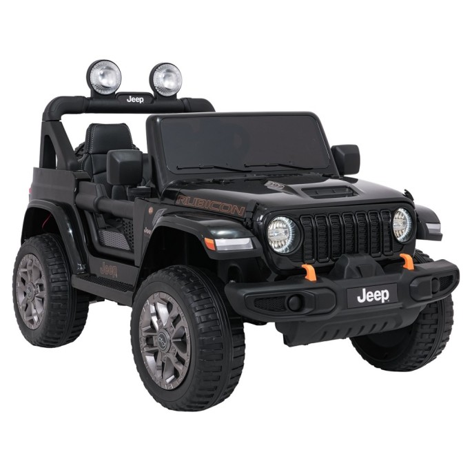 JOKO Elektrické autíčko Jeep Wrangler Rubicon LIFT, čierne