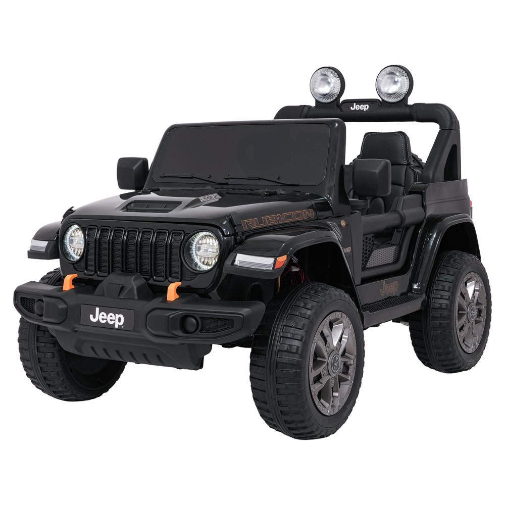 JOKO Elektrické autíčko Jeep Wrangler Rubicon LIFT, čierne