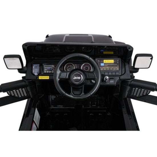 JOKO Elektrické autíčko Jeep Wrangler Rubicon LIFT, čierne