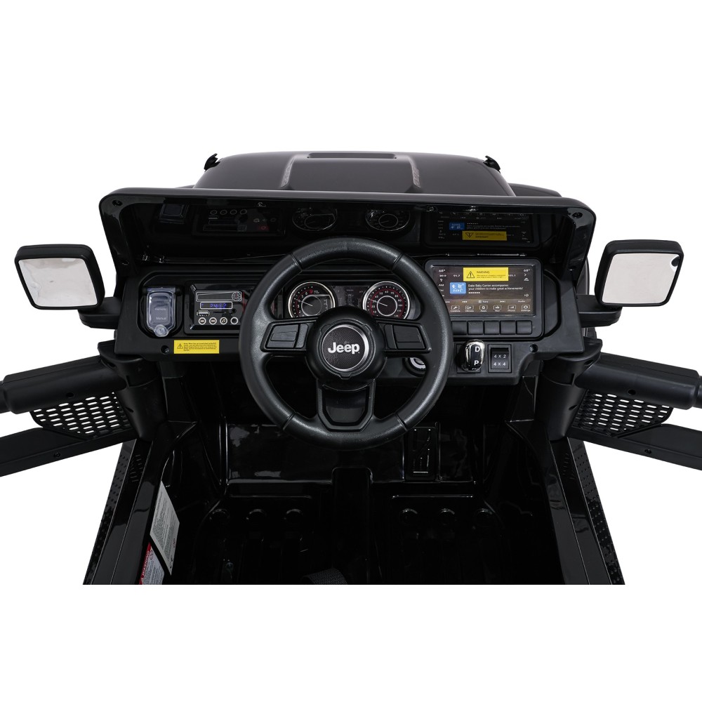 JOKO Elektrické autíčko Jeep Wrangler Rubicon LIFT, čierne