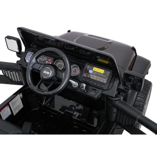 JOKO Elektrické autíčko Jeep Wrangler Rubicon LIFT, čierne