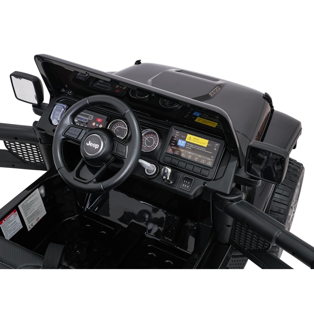 JOKO Elektrické autíčko Jeep Wrangler Rubicon LIFT, čierne