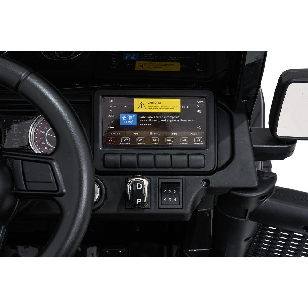 JOKO Elektrické autíčko Jeep Wrangler Rubicon LIFT, čierne