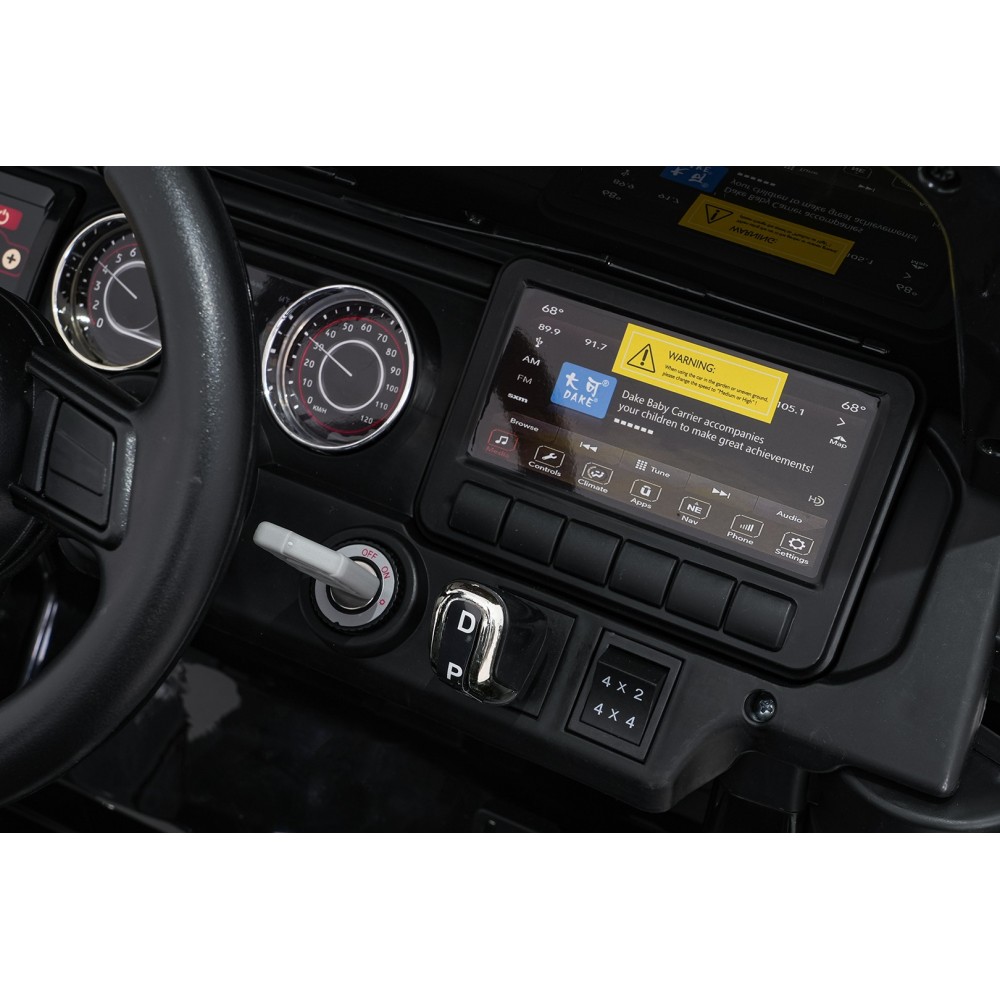 JOKO Elektrické autíčko Jeep Wrangler Rubicon LIFT, čierne