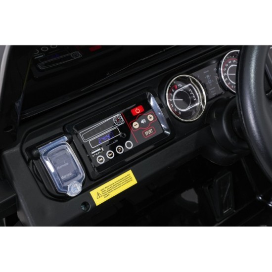 JOKO Elektrické autíčko Jeep Wrangler Rubicon LIFT, čierne