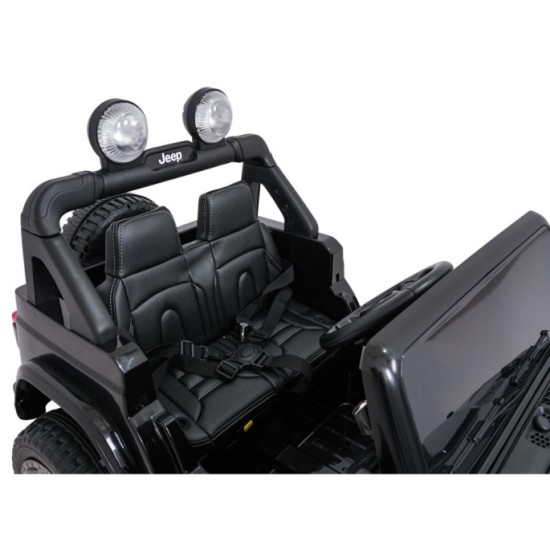 JOKO Elektrické autíčko Jeep Wrangler Rubicon LIFT, čierne