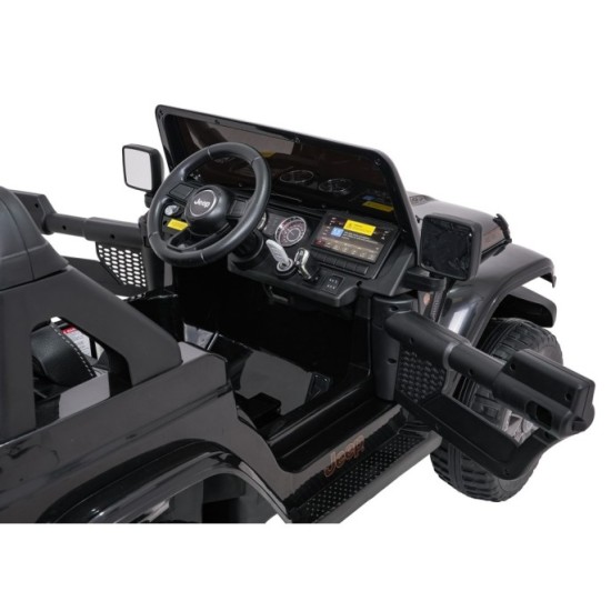 JOKO Elektrické autíčko Jeep Wrangler Rubicon LIFT, čierne