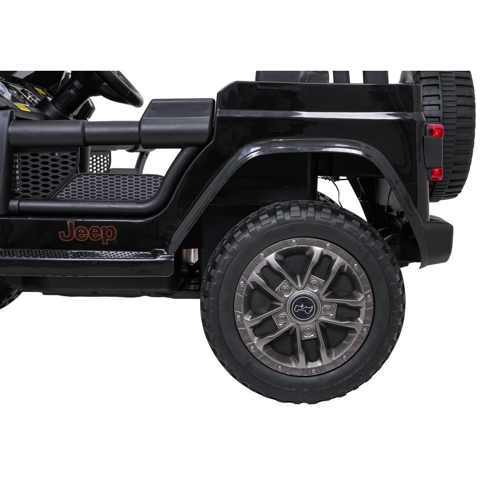 JOKO Elektrické autíčko Jeep Wrangler Rubicon LIFT, čierne