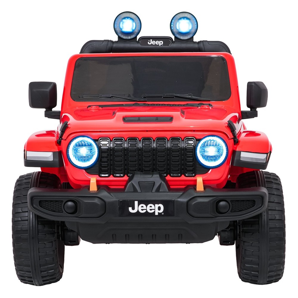 JOKO Elektrické autíčko Jeep Wrangler Rubicon LIFT, červené