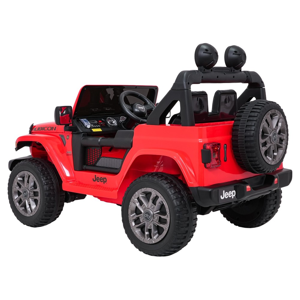 JOKO Elektrické autíčko Jeep Wrangler Rubicon LIFT, červené