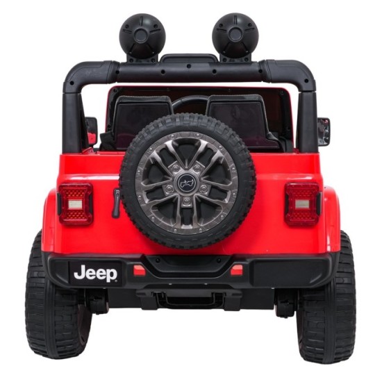 JOKO Elektrické autíčko Jeep Wrangler Rubicon LIFT, červené