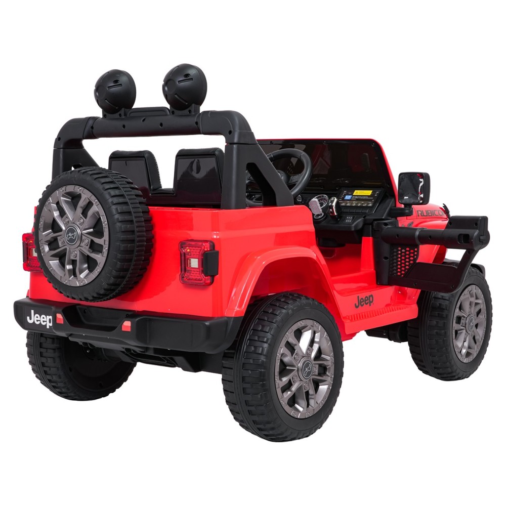 JOKO Elektrické autíčko Jeep Wrangler Rubicon LIFT, červené