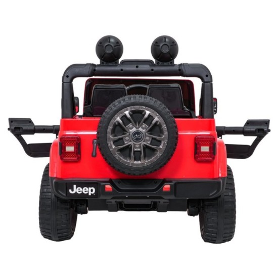 JOKO Elektrické autíčko Jeep Wrangler Rubicon LIFT, červené