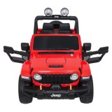 JOKO Elektrické autíčko Jeep Wrangler Rubicon LIFT, červené