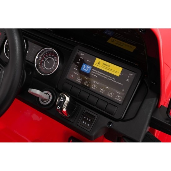 JOKO Elektrické autíčko Jeep Wrangler Rubicon LIFT, červené