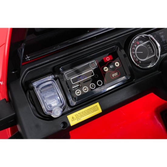 JOKO Elektrické autíčko Jeep Wrangler Rubicon LIFT, červené