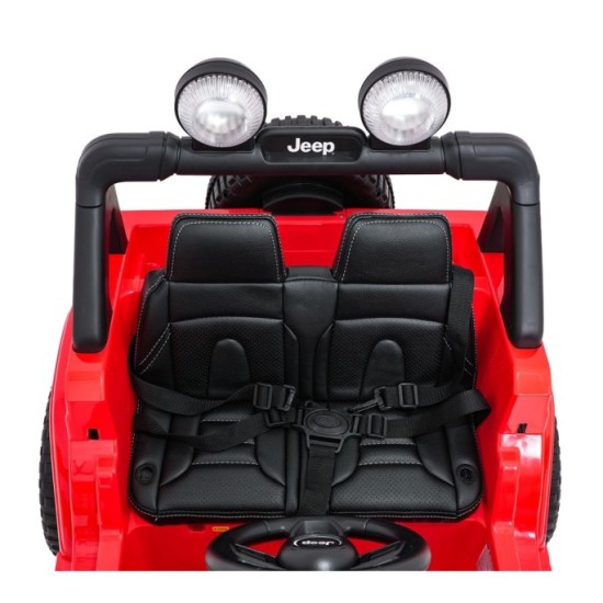 JOKO Elektrické autíčko Jeep Wrangler Rubicon LIFT, červené