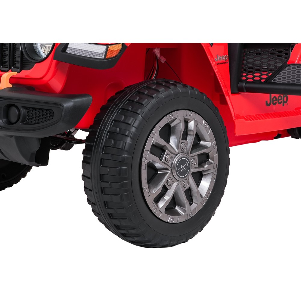 JOKO Elektrické autíčko Jeep Wrangler Rubicon LIFT, červené