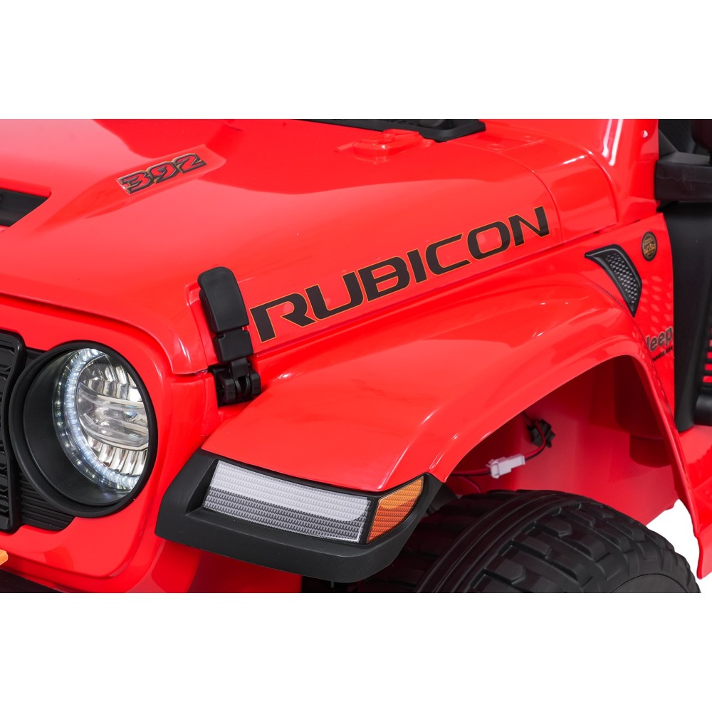 JOKO Elektrické autíčko Jeep Wrangler Rubicon LIFT, červené