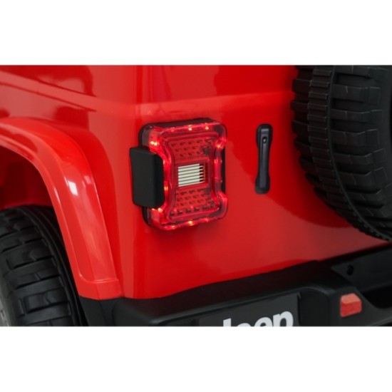 JOKO Elektrické autíčko Jeep Wrangler Rubicon LIFT, červené