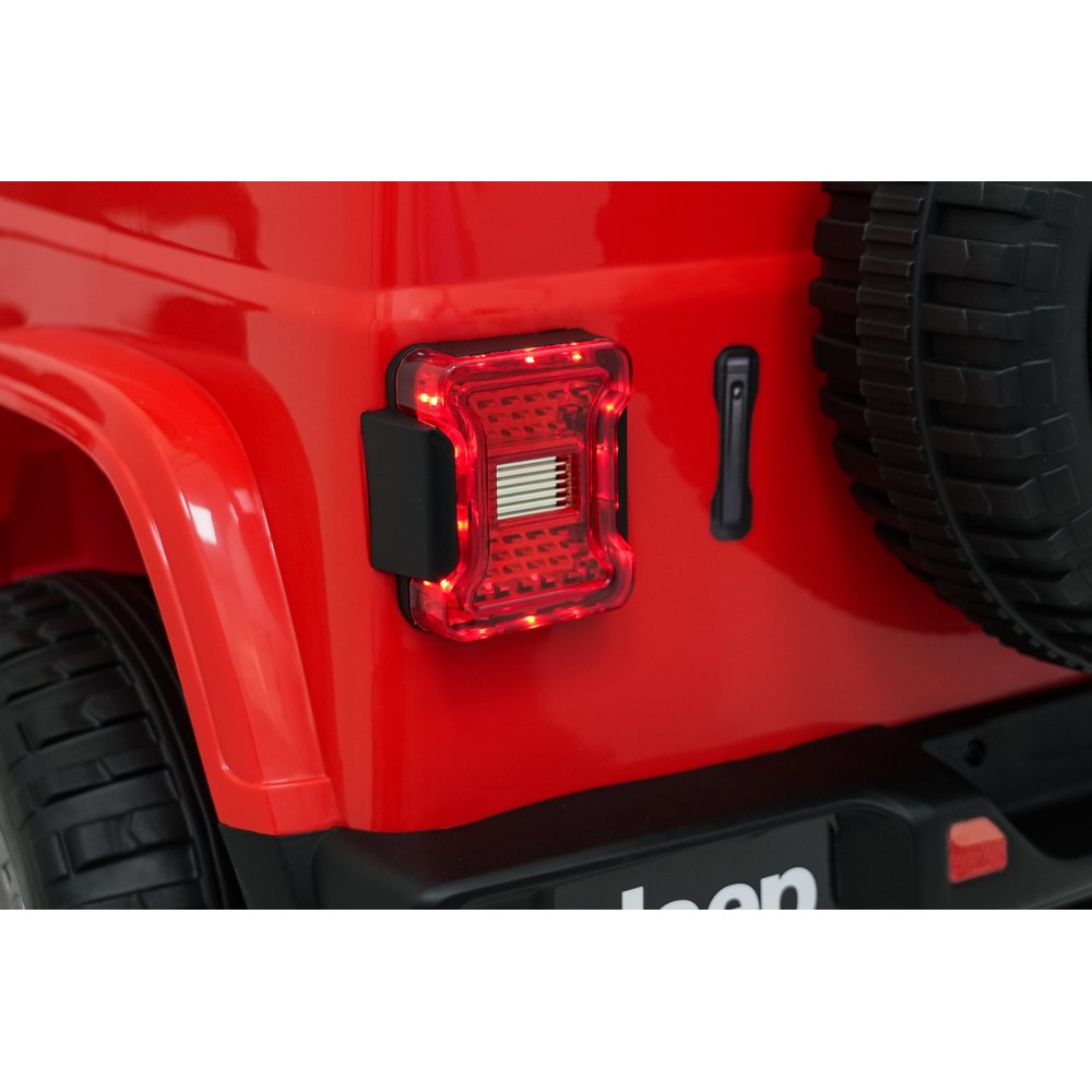 JOKO Elektrické autíčko Jeep Wrangler Rubicon LIFT, červené